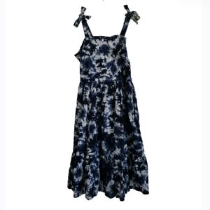 GIRL'S TIE DYE SMOCKED DRESS SZ XL NWT